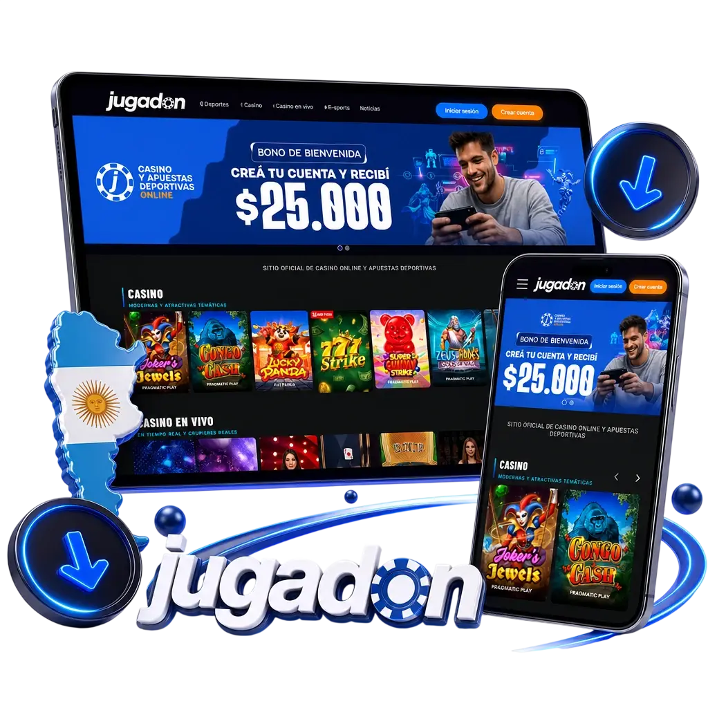 App gratuita de Jugadon para iOS: apuestas seguras, transmisiones en vivo de baja latencia y pagos locales rápidos en iPhone y iPad.