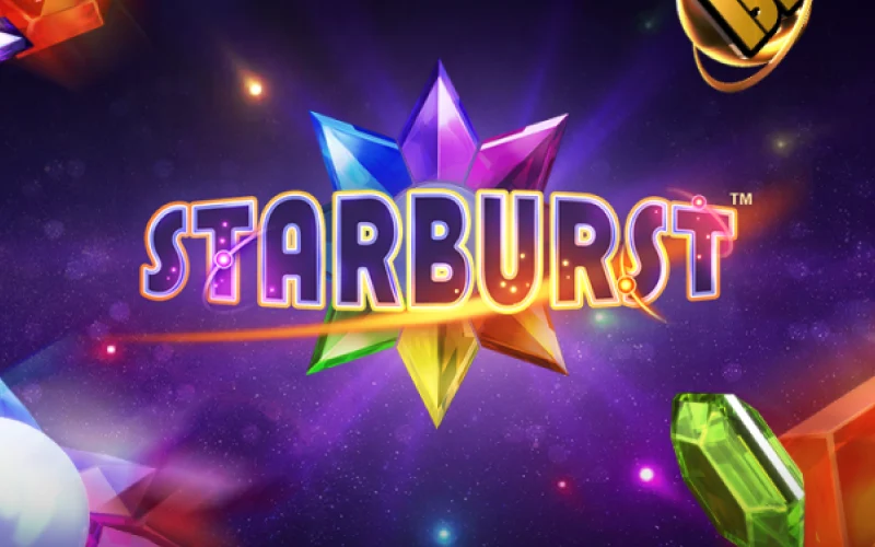 Juega a Starburst en Jugadon, activa los re giros en el espacio.